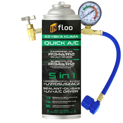 R134a aircon recharge kit 5in1 - r134a,